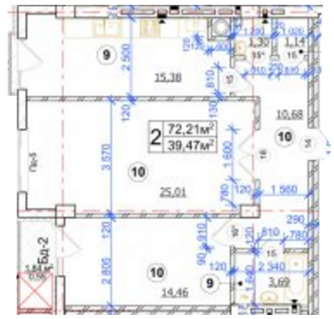 2-кімнатна 72.21 м² в ЖК на вул. Івана Карпинця / Генерала Засядько від 28 510 грн/м², Львів