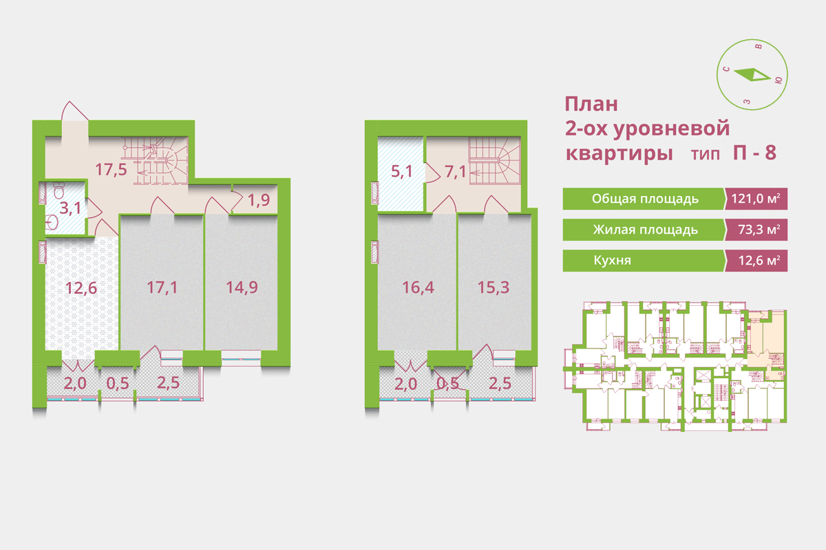 5+ кімнат 121 м² в ЖК Олександрія від забудовника, Київ