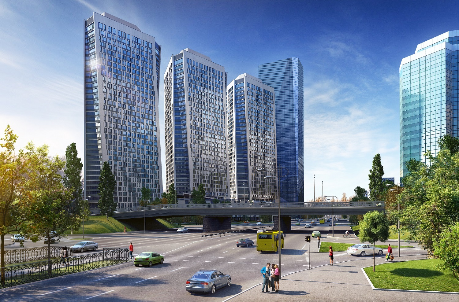 ЖК Manhattan City, Київ, просп. Победы, ул. Борщаговская