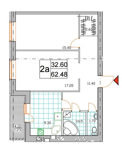 2-комнатная 62.48 м² в ЖК Именно Тот от 8 500 грн/м², пгт Немешаево