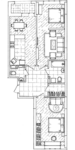 2-кімнатна 90.32 м² в ЖК Автограф від забудовника, Київ