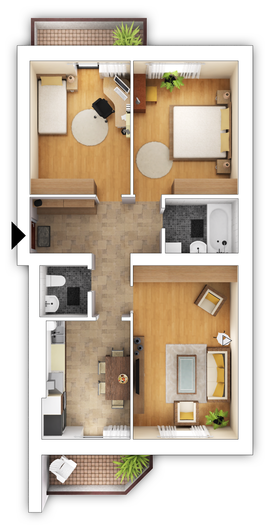 3-кімнатна 71.48 м² в ЖК Петрівський квартал від 15 000 грн/м², с. Святопетрівське