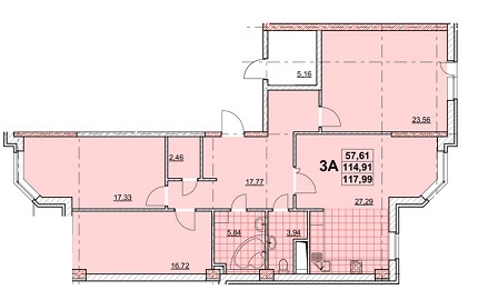 3-кімнатна 117.99 м² в ЖК Дмитрівський від 17 080 грн/м², Одеса