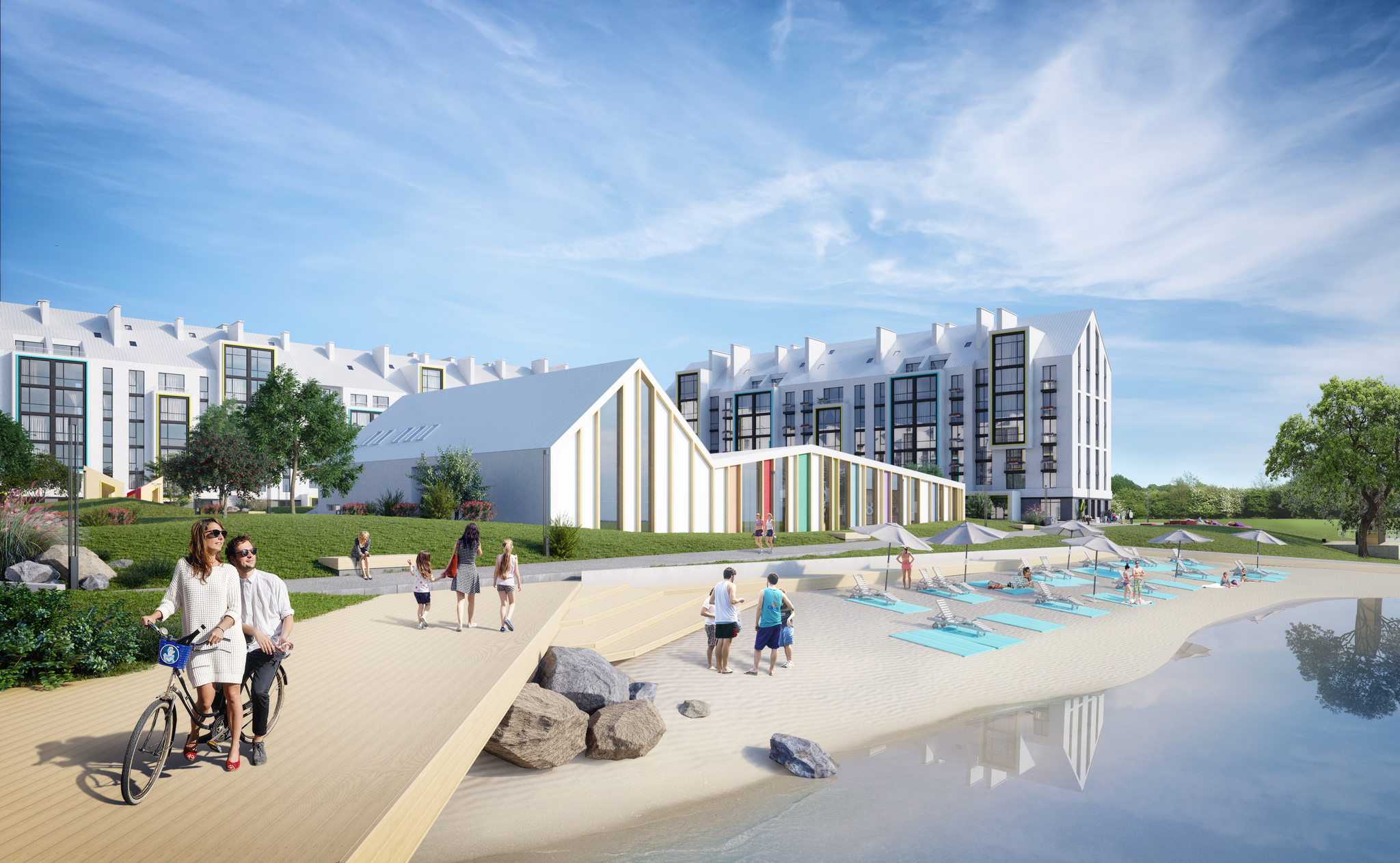 Жилой комплекс City Lake, застройщик Белый Шоколад