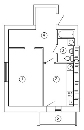 1-кімнатна 39.12 м² в ЖК Новокиївський від 13 500 грн/м², с. Нові Петрівці