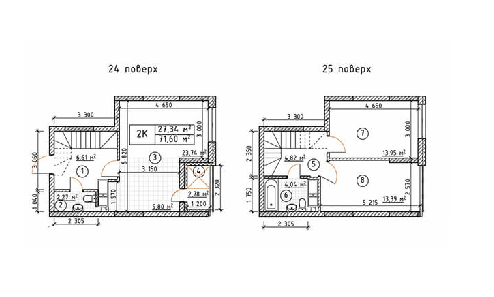 Дворівнева 71.6 м² в ЖК Бережанський від 22 000 грн/м², Київ