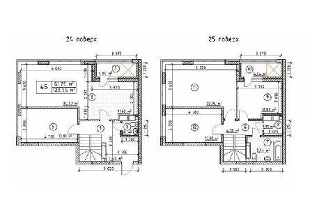 Дворівнева 124.67 м² в ЖК Бережанський від 22 000 грн/м², Київ