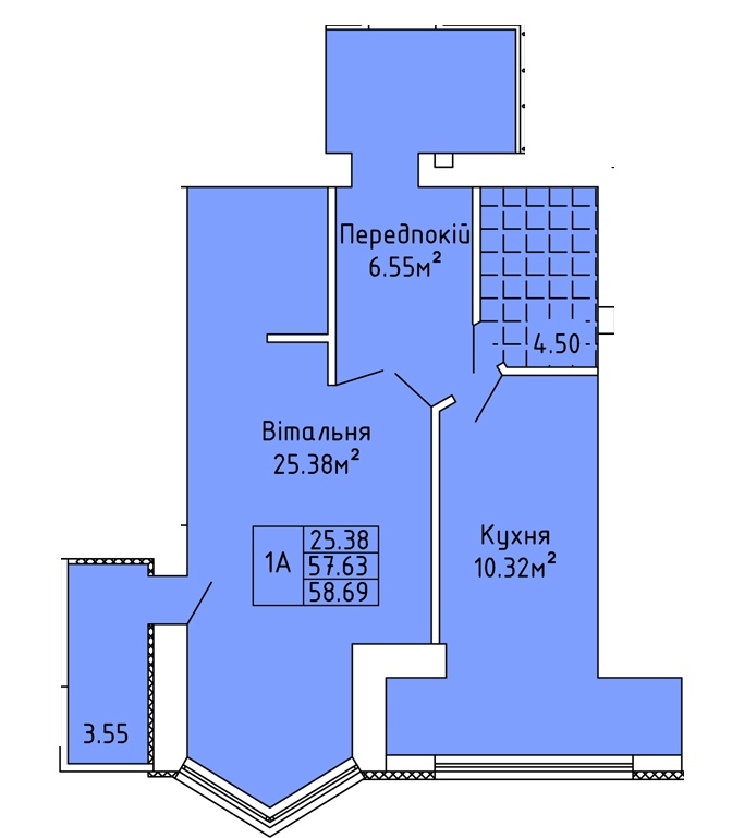 1-кімнатна 58.69 м² в ЖК на вул. Жаб`ївська, 56Б від 8 200 грн/м², смт Верховина