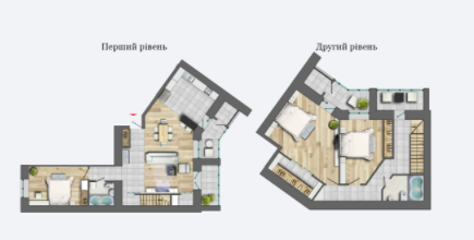 3-кімнатна 149.37 м² в ЖК Шевченківський від 13 000 грн/м², Чернігів