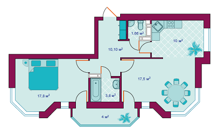 2-кімнатна 65.1 м² в ЖК Алфавіт від 8 000 грн/м², м. Ірпінь