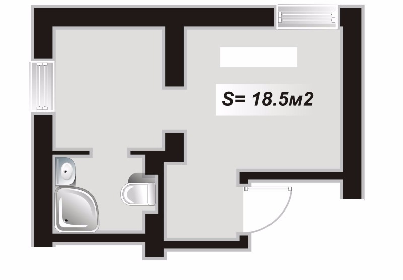 1-кімнатна 18.5 м² в ЖК Андріївський від забудовника, Одеса