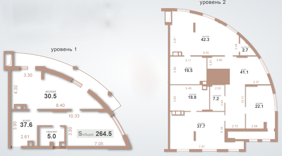Дворівнева 264.5 м² в ЖК Воскресенський від забудовника, Київ
