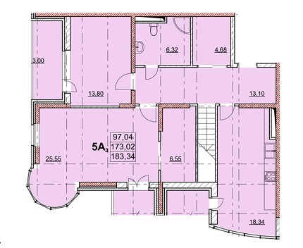 5+ комнат 183.34 м² в ЖК Гагаринский от 30 530 грн/м², Одесса