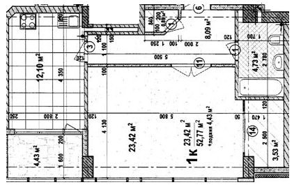 1-кімнатна 52.77 м² в ЖК Гранд Парк від 18 390 грн/м², Одеса