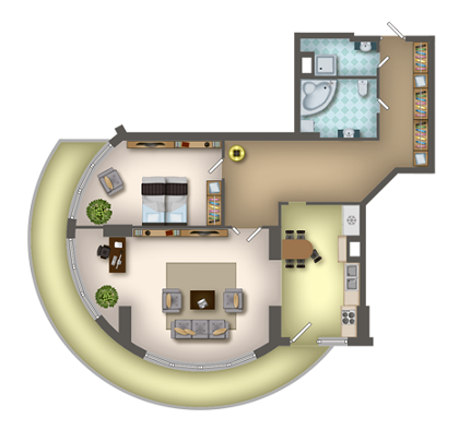 1-комнатная 118.85 м² в ЖК Изумрудный от 23 420 грн/м², Киев