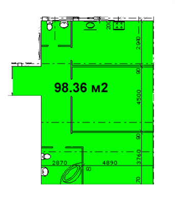 2-комнатная 98.36 м² в ЖК Каскад от 17 450 грн/м², Днепр