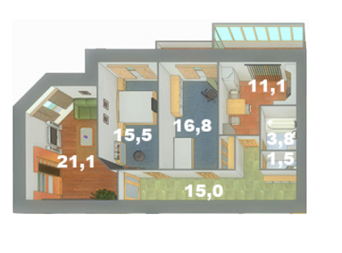 3-кімнатна 79.5 м² в ЖК на вул. Наливайко від забудовника, Тернопіль