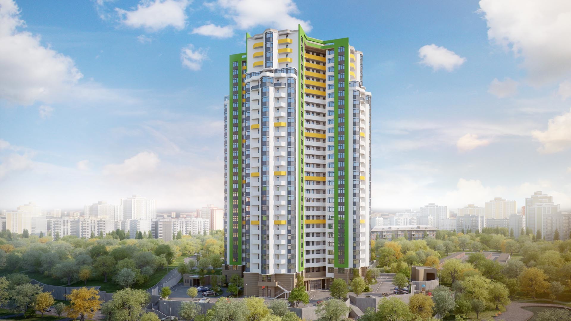 ЖК Паркова вежа, Київ, ул. Краснопольская, 2Г
