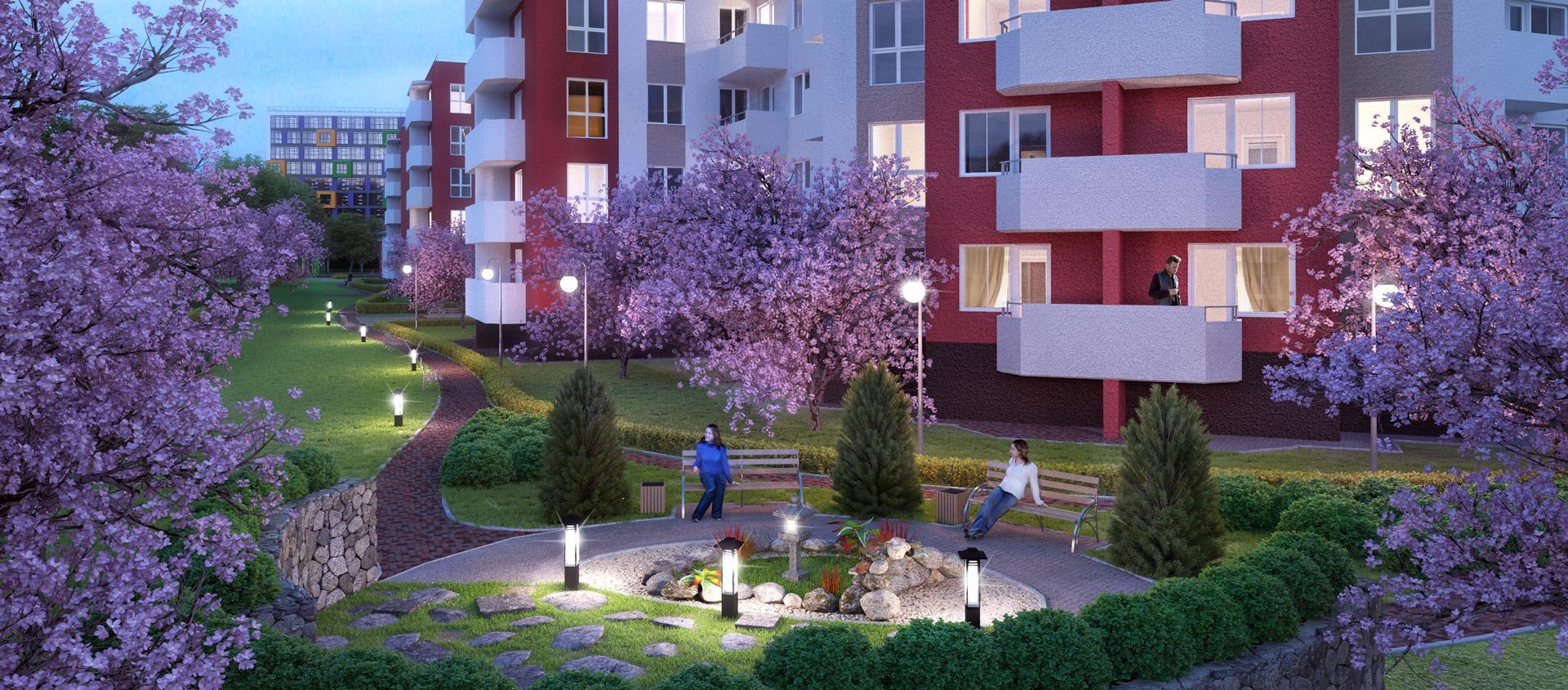 ЖК Сакура, стоимость квартир от 18400 грн/м²