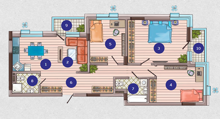 5+ кімнат 101.87 м² в ЖК Французький квартал 2 від 34 920 грн/м², Київ