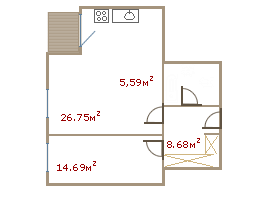1-кімнатна 55.62 м² в ЖК Ясна Поляна від 52 560 грн/м², Одеса