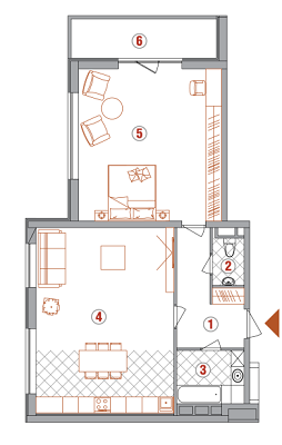 2-кімнатна 85.3 м² в ЖК AuRoom від 50 000 грн/м², Київ