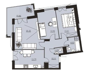 3-комнатная 78.93 м² в ЖК Avalon от 17 500 грн/м², Львов