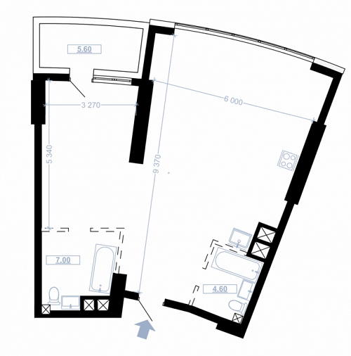 Вільне планування 78.8 м² в ЖК Busov Hill від 62 450 грн/м², Київ