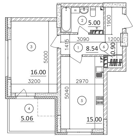 1-комнатная 50.5 м² в ЖК Karaway Tower от 27 000 грн/м², Киев