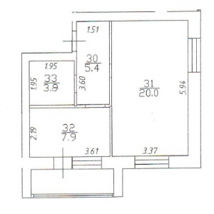 1-комнатная 40.4 м² в ЖК Матросова от 15 000 грн/м², г. Ирпень
