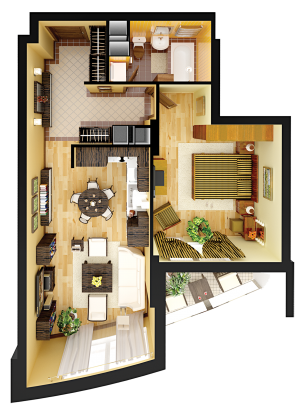 1-кімнатна 54.6 м² в ЖК Park Avenue VIP від 62 720 грн/м², Київ