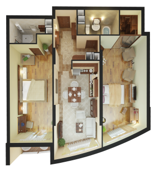 2-кімнатна 95.06 м² в ЖК Park Avenue VIP від 62 720 грн/м², Київ