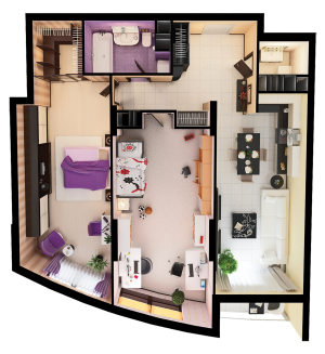 2-кімнатна 94.73 м² в ЖК Park Avenue VIP від 62 720 грн/м², Київ