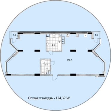 3-кімнатна 124.32 м² в ЖК PecherSKY від забудовника, Київ