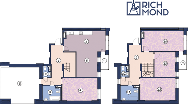 4-кімнатна 182.8 м² в ЖК Richmond від забудовника, Київ