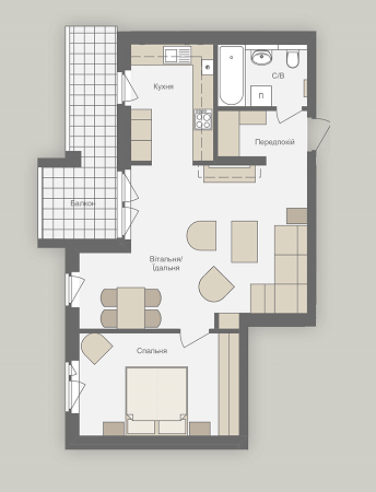 1-комнатная 59.48 м² в ЖК Villa Magnolia от 24 800 грн/м², Львов