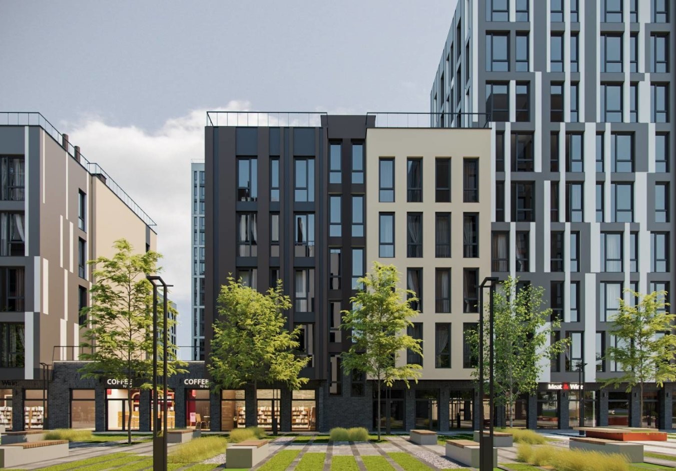 Жилой комплекс Atria City.Teremky, пгт Чабаны