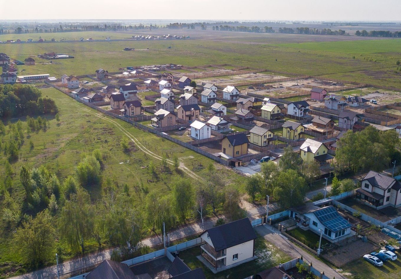 Коттеджный городок Вишневый Хуторок, с. Петропавловское — Дома в коттеджном  поселке от застройщика — Bild.ua