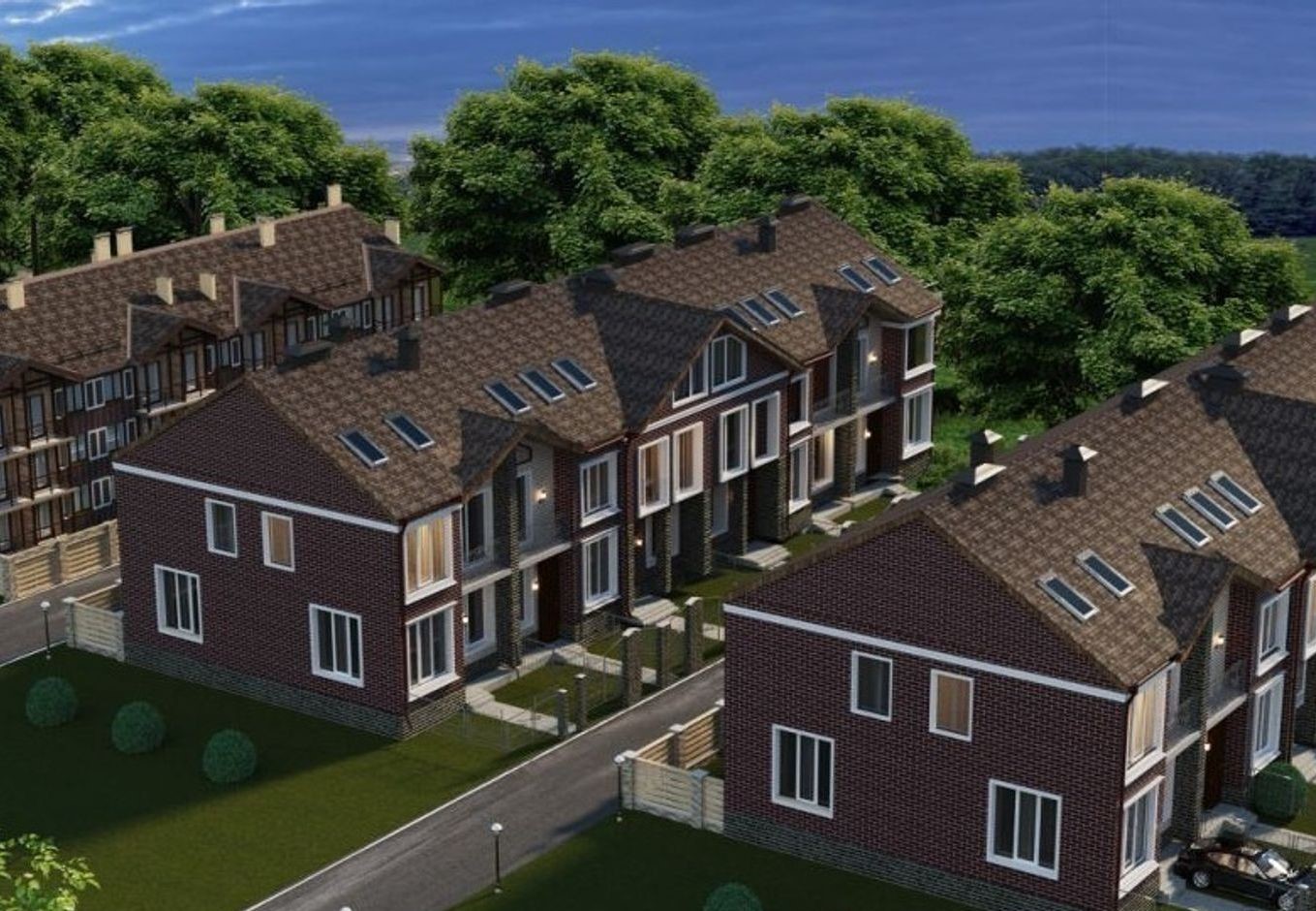 Таунхауси Hotov Residence, с. Хотів