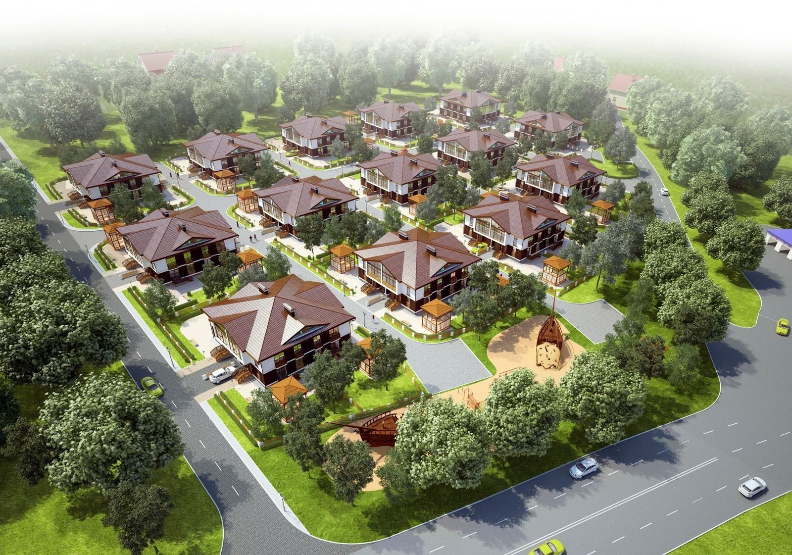 Котеджне містечко Eurovillage, забудовник Dita