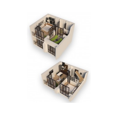 2-кімнатна 66.16 м² в ЖК Гостомель Residence від 19 000 грн/м², смт Гостомель