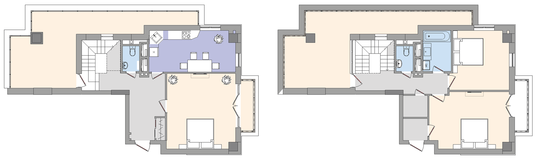 Двухуровневая 132.33 м² в ЖК Adamant от 32 500 грн/м², Киев