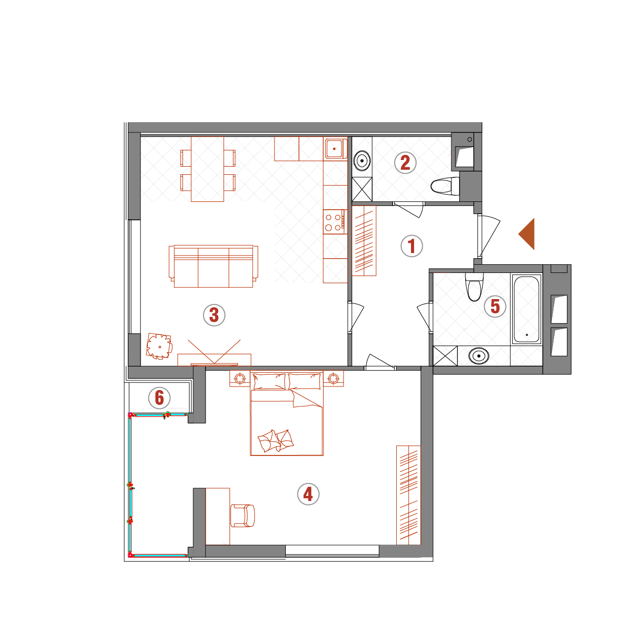 2-кімнатна 76.3 м² в ЖК AuRoom від 54 000 грн/м², Київ