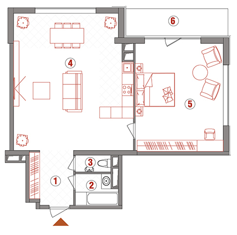 2-кімнатна 91.3 м² в ЖК AuRoom від 52 000 грн/м², Київ