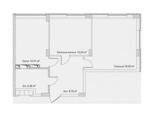 2-комнатная 57.82 м² в ЖК Синергия 3 от 14 500 грн/м², г. Ирпень