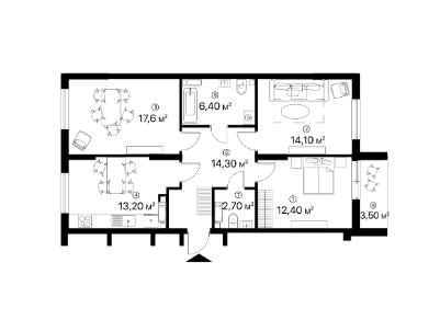 3-кімнатна 84.2 м² в ЖК Лебединий від 32 529 грн/м², Київ