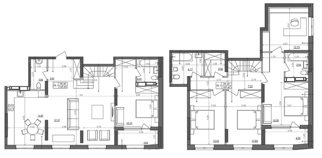 Дворівнева 167.1 м² в ЖК Svitlo Park від 36 942 грн/м², Київ