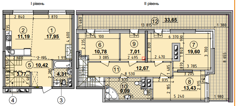 4-кімнатна 130.32 м² в ЖК Seven від 28 500 грн/м², Київ