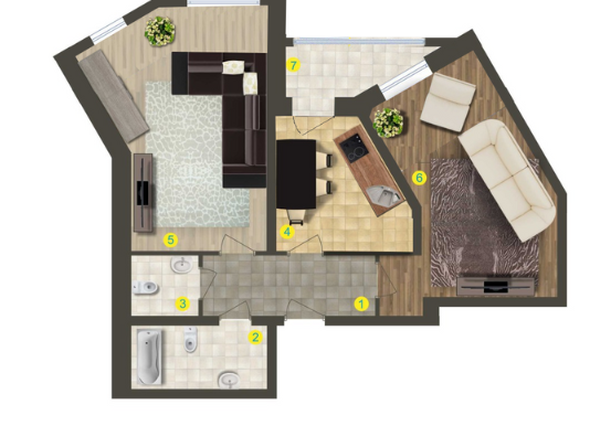 2-кімнатна 68.8 м² в ЖК Сан Сіті від забудовника, с. Петропавлівська Борщагівка