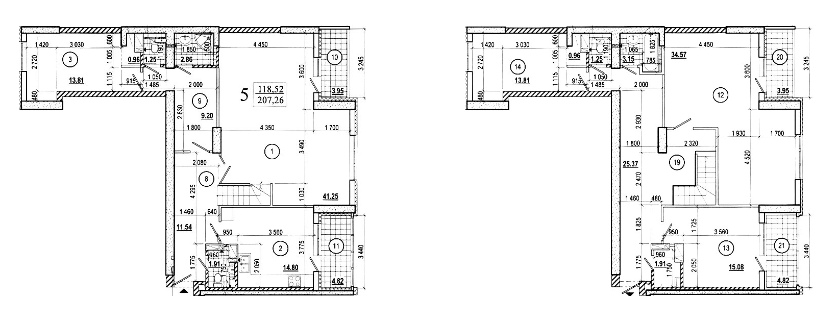 5+ кімнат 207.26 м² в ЖК Сирецький Бояр від 16 650 грн/м², Київ